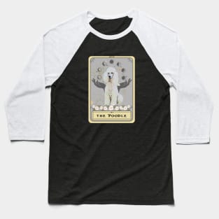 The Poodle Dog Tarot Card, Poodle Lover Baseball T-Shirt